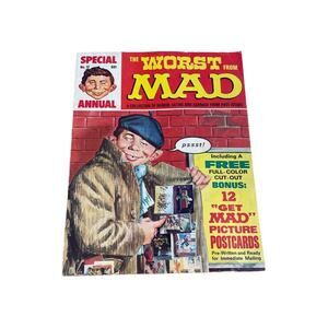 Mad Magazine Worst Annual Special‎ 1969 #12 Mean Sound of Music Postcard Fold-in